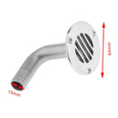 Deck Floor Draining Drains Scupper 90 Degree Elbow - Marine Grade Stainless