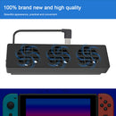 USB Cooling Fan Heatsink for Nintend Switch Console 3 Fans External Cooler