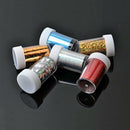 5pcs Plastic Empty Bottle Clear Container Jar Pot For Glitter Nail Dust Powder