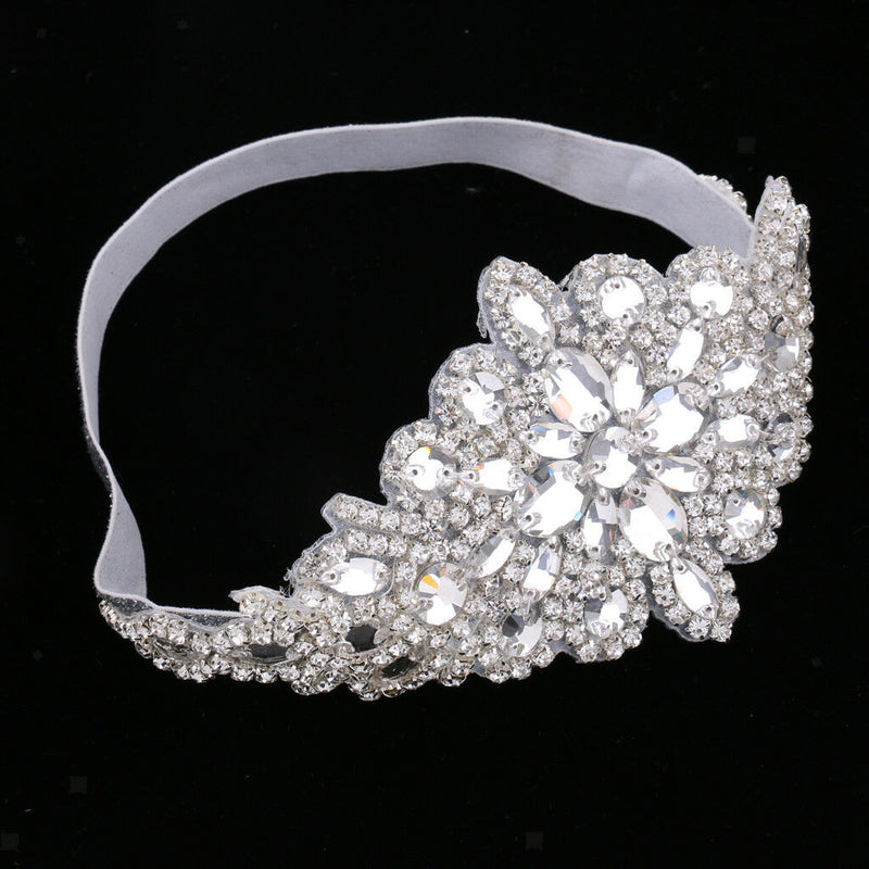 Ladies Sparkling Crystal Rhinestones Headband Wedding Prom Headpiece