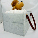 Multi-function Portable Baby Diaper Storage Bag Felt Mummy Nappy Organizer