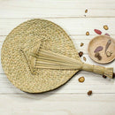Environmental Protection Cattail Leaf Fan Craft Hand Fan Hand Knit Decor