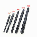 5pcs M3 M4 M5 M6 M8 Nitride Screw Tap Metric Spiral Hand Thread Screw Tap w LGP