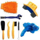 8Pcs/Set Bicycle Professional Maintenance Cleaning Kits Cycling Tire Brush