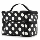 Black Travel Cosmetics Make Up Bags Beauty Womens Organiser Toiletry Purse