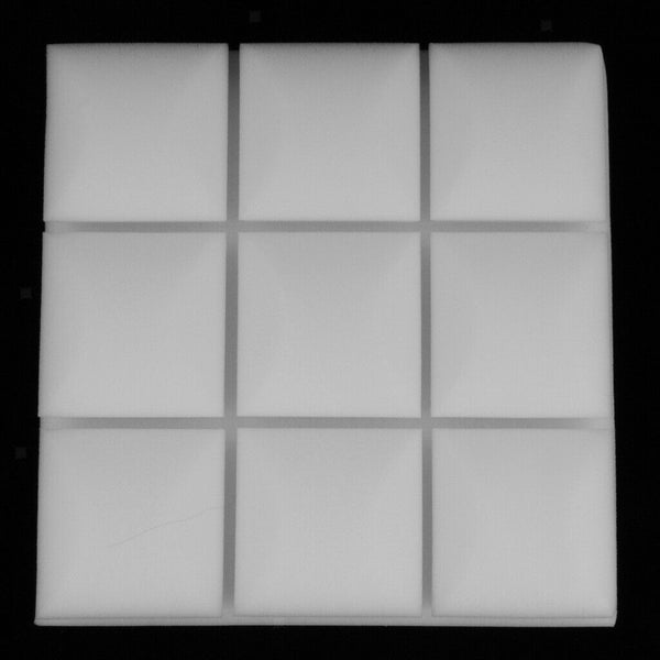 12x 2" X 10" X 10" Acoustic Foam Panels Soundproof Padding Mushroom Design