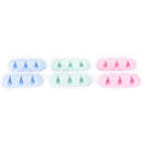 2PCS/Set Multifunction Earphone Cord Winder Cable Organizer Clips Pink Z