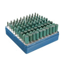 100x Abrasive Rubber Polishing Head, Polishing Abrasion Kit Tool