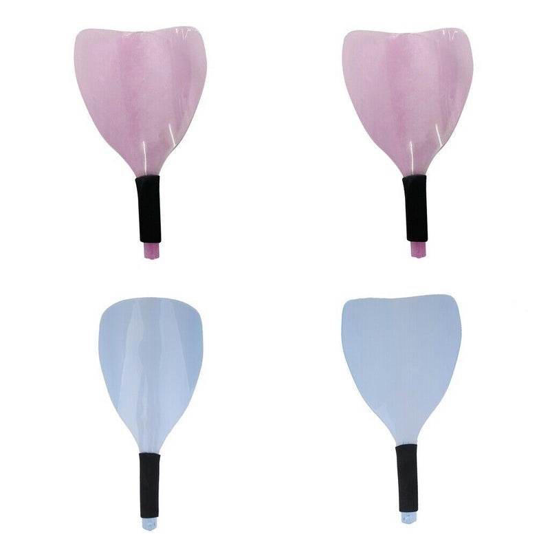 4x Plastic Barber Salon Face Spray Shield Protect Styling Tools 13" Purple/Blue