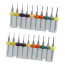 20pcs/Set Steel PCB Carbide Micro Drill Bits For SMT CNC PCB 0.15-1.05mm