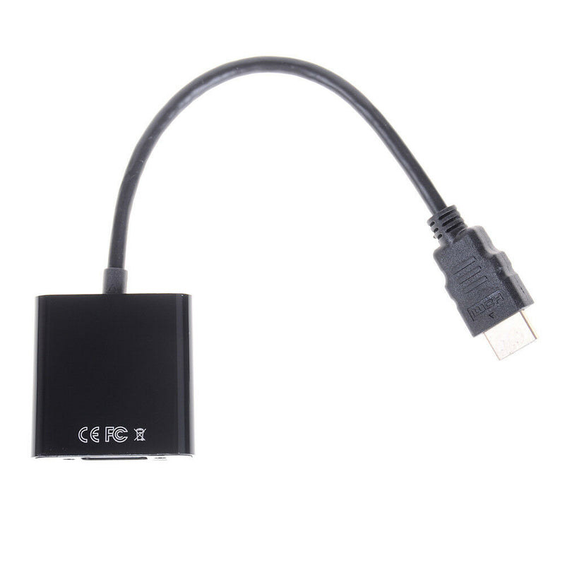 HDMI Male 1080P to VGA Female Video Cable Cord Converter Adapter For HDTV PC  Z