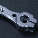 For Axial SCX10 II Upgrade Parts (AX90046, AX90047) Aluminum 24T Steering a