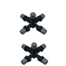 5-head Micro Irrigation System Fog Mist Cool Nozzle Garden Greenhouse La WBY