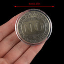 Commemorative Coin YES NO Letter Ornaments Collection Arts Gifts Souvenir Luc OZ