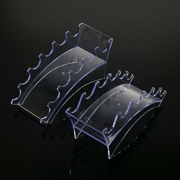 Acrylic Pen Holder Display Stand Clear Makeup Brush Rack Organizer Holder f N2Z3