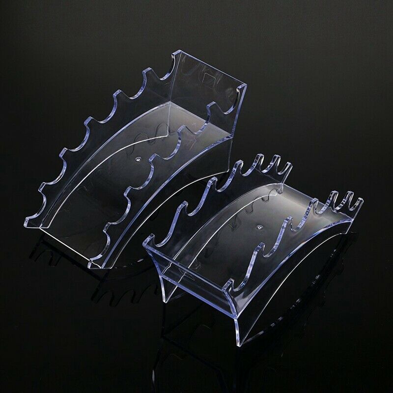 Acrylic Pen Holder Display Stand Clear Makeup Brush Rack Organizer Holder f N2Z3