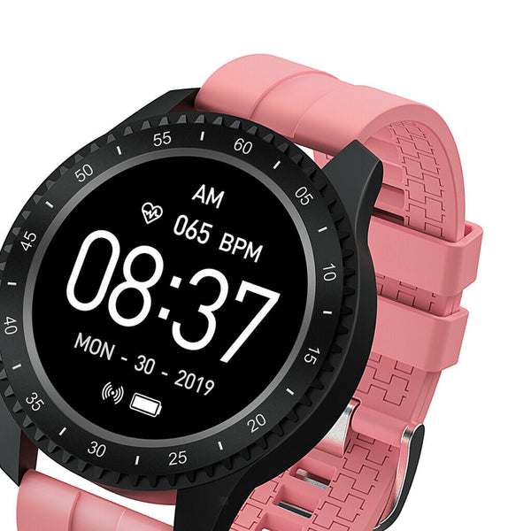 F17 Smartwatch Blood Pressure Heart Rate Monitor Fitness Tracker Pink