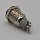 16mm Red LED Car Emergency Warning Light Push Button On/Off Switch Relay