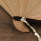 Summer Bamboo Folding Fan Hand Held Cartoon Cat Baking Varnish Fan Pocket Gif Kw