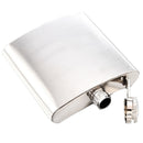 Stainless Steel 6oz Hip Flask Screw Cap for Whisky Alcohol V5O4
