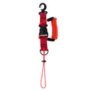 Durable Scuba Diving Spiral Spring Coil Lanyard Camera Safety Leash Red