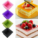 Silicone Square Toast Mould Cake Muffin Loaf Baking Pan Soap Bakewar Mold D J8M2