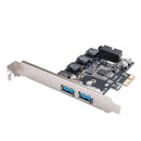 Orico 2 Port Pcie To Usb3.0 19Pin+Front-Facing Express Expansion Card Usb 3