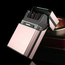 Aluminum plastic Cigar Cigarette Box Holder Pocket Storage Hard Case