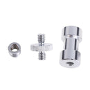 Set of 3 - 1/4" and 3/8" Converter Threaded Screw Adapter for Cameras Tripod