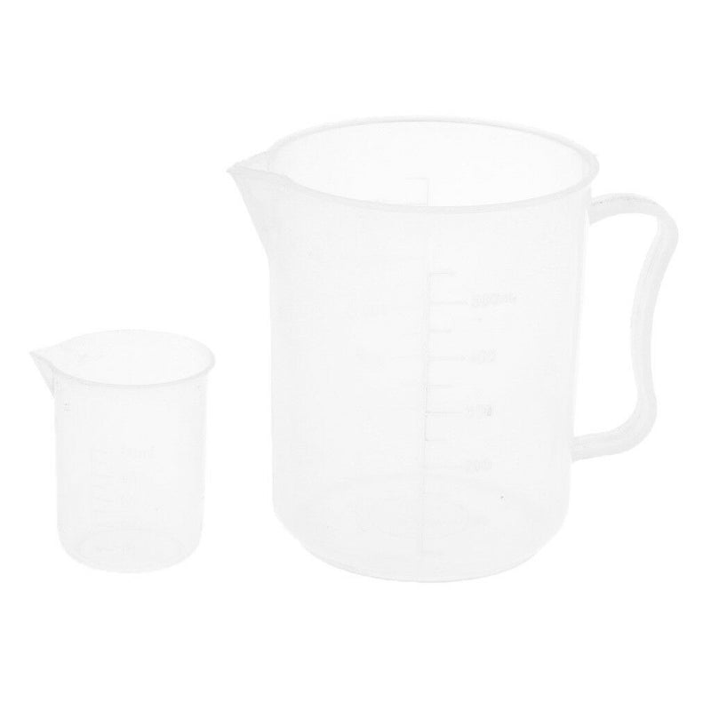 Set of 4-Pcs Cups with Scales Big & Small Measuring Cups