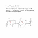 Force Sensor RP-C18.3-ST Flexible Thin Film 20g-6kg Pressure Sensor Intelligent