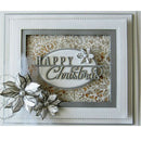 Happy Christmas Metal Cutting Dies Stencil Scrapbook Paper Cards Album Decor ES