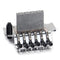 6 String Durable Tailpiece Double Tremolo Bridge Saddle Replace Parts Chrome