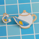Cute Enamel Piercing Brooch Pins Shirt Collar Pin Breastpin Women Jewelry Gift
