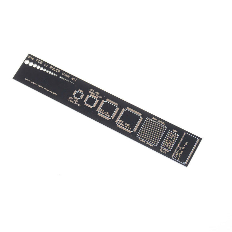 15cm Multifunctional PCB Ruler Measuring Tool Resistor Capacitor Chip IC SMD JR