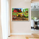 5D DIY Full Drill Diamond Painting Rural Landscape Cross Stitch Work (05)