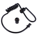 Black replacement coil acoustic air tube earplug for radio earpiece headset LJ