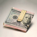 Stainless Steel Metal Money Clip Fashion Simple Dollar Cash Clamp Holder Wallet