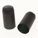 Wine Bottle Capsules Tops Homebrew Bottle Shrinks Finals Sleeves 30mm-Black