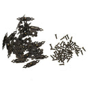 10 x anchive wooden box latch set closed box bronze 3 cm long Y5J7