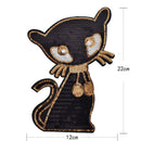 sequins patch sexy pussy cat applique embroidery Iron on patch clothes stickerJR