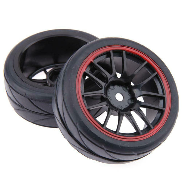 4pcs RC On Road Car Rubber Tires for 1/10 Universal Car Redcat Traxxas
