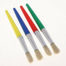 5 Pcs Paint Cups with Lids No Spill Paint Cups with Paint Brushes for Kids,