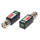1x Coax CAT5 CCTV Camera Passive BNC Video Balun to UTP Connector Transceiver MO