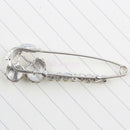 Lovely Crystal Cherry Shape Safety Pin Scarf Brooch Pin Lady Brooch Charms