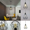 Creative Wrought Iron Bird Cage Chandelier Decor Ceiling Lighting Neu W4I9 V9J5