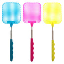 3 Piece Durable 72cm Plastic Telescopic Extendable Fly Swatter Prevent Pest