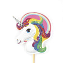 Cute Unicorn Cupcake Topper Food Picks for Kids Shower Birthday Cake Decor LJ