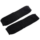 Lady Dark gray Seamless Elastic Thumbhole Wrist Warmer Gloves A2K2