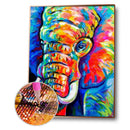 5D DIY Full Round Drill Diamond Painting Animal Rhinestone Picture (B2493)